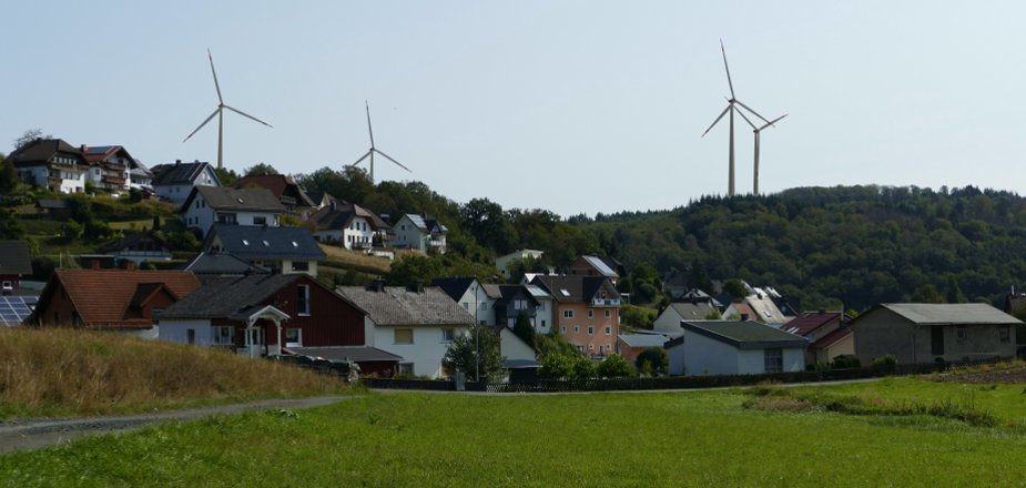 Visualisiertes Foto des Windparks Stocksol